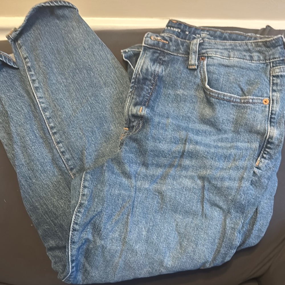 Old Navy Women's Straight Leg Jeans - Blue